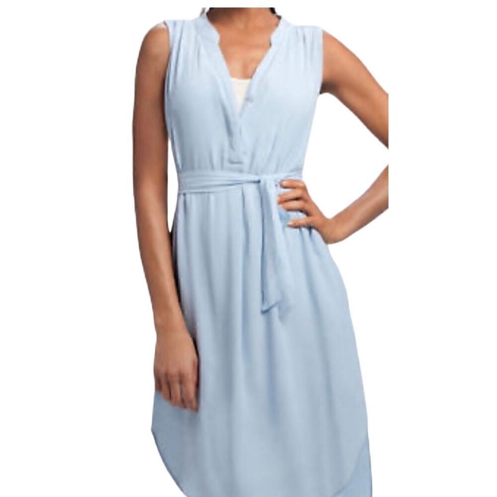 CAbi Breeze Coastal Grandma Dress Set with Slip Dress Size S